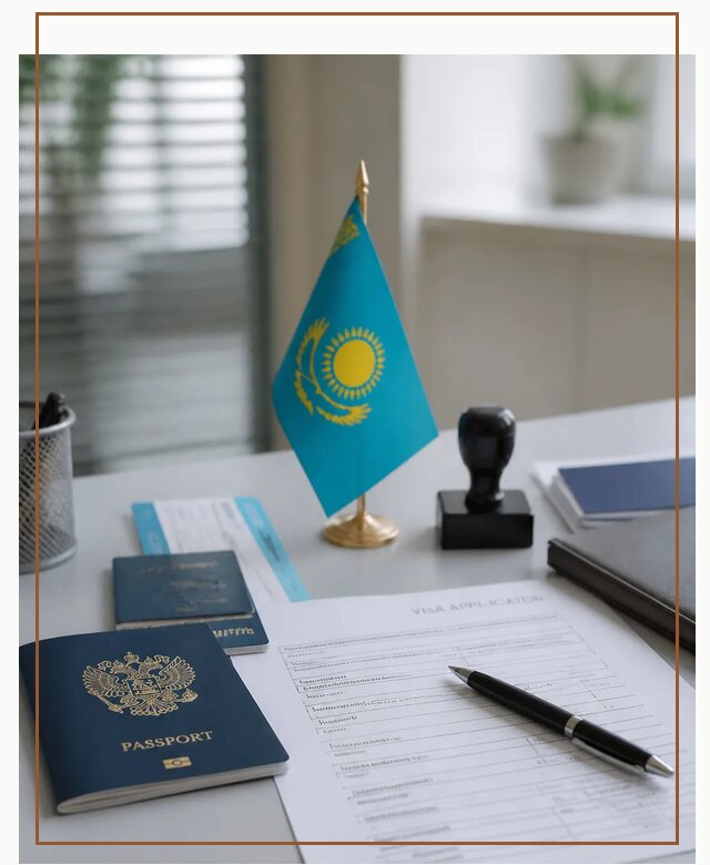 Оформление визы в Казахстан для поездки и работы в Артёме