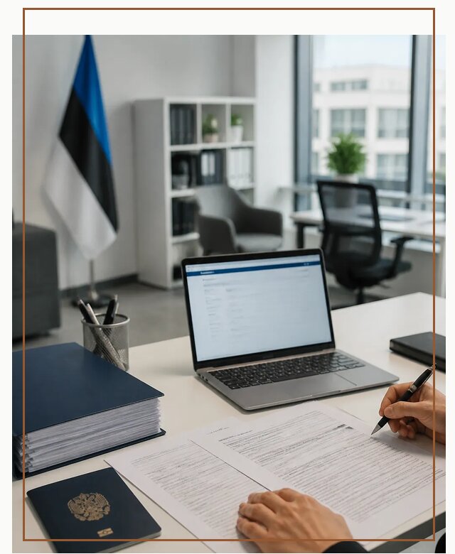 Оформление ВНЖ в Эстонии для переезда и легального проживания в Артёме